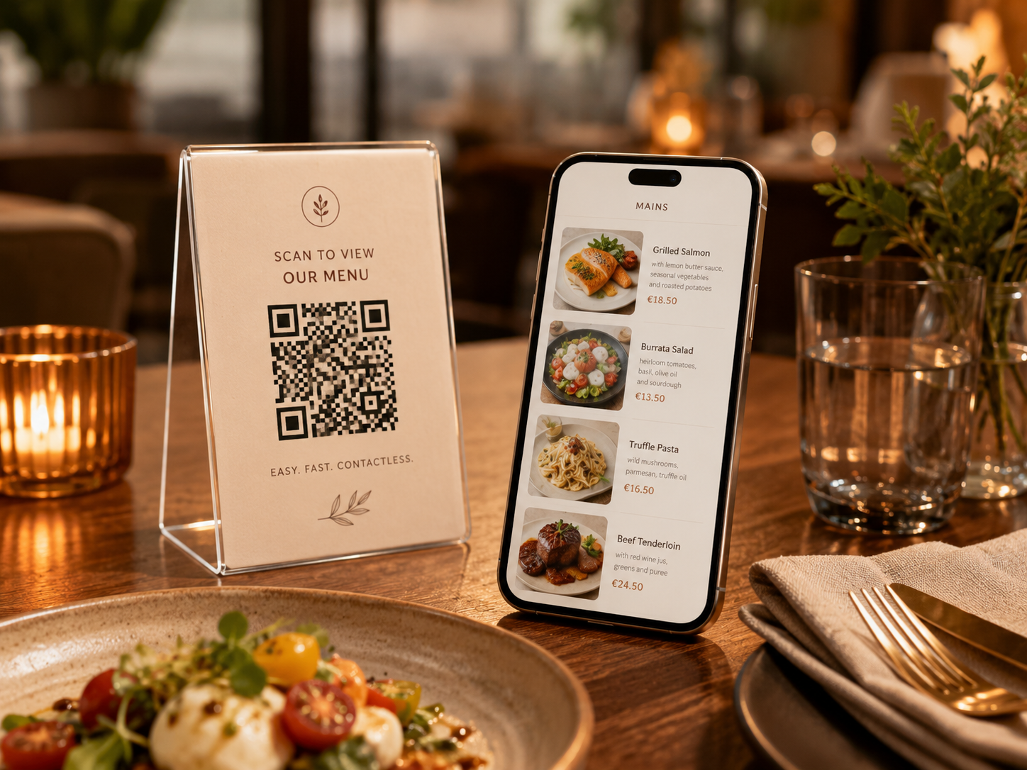QR menu